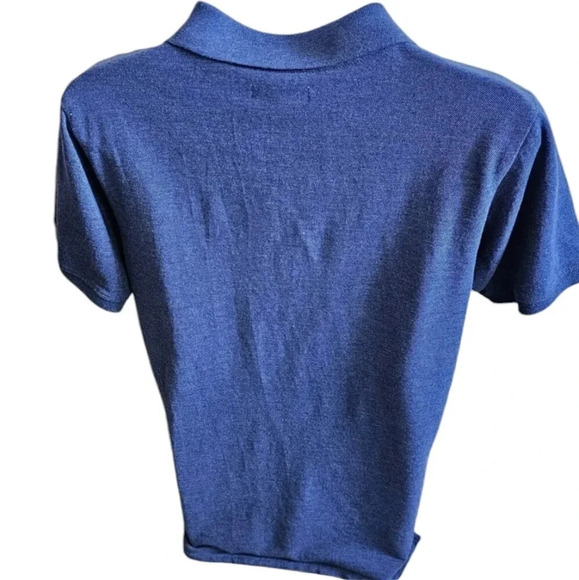 Calvin Klein Jeans Boys XL 18/20 Blue Polo Shirt CK Logo Preppy Classic 90s - Picture 3 of 7